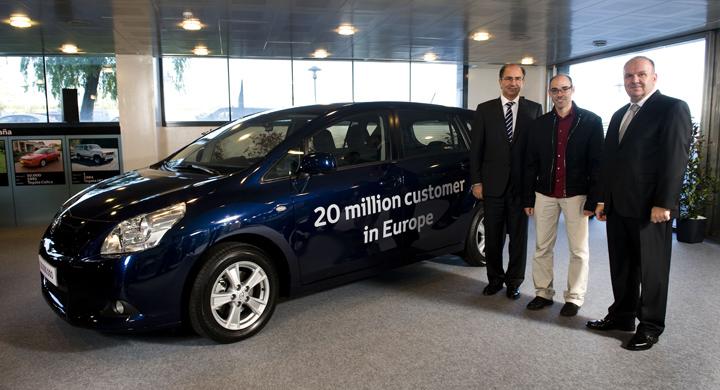 20 miljoner Toyota sålda i Europa