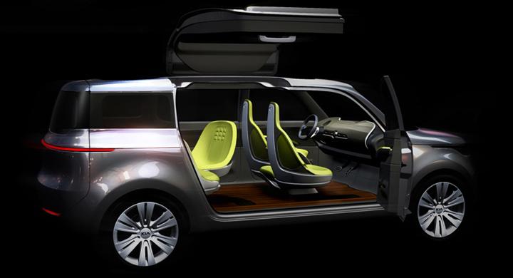 Kia KV7 Concept – familjebuss med måsvingar