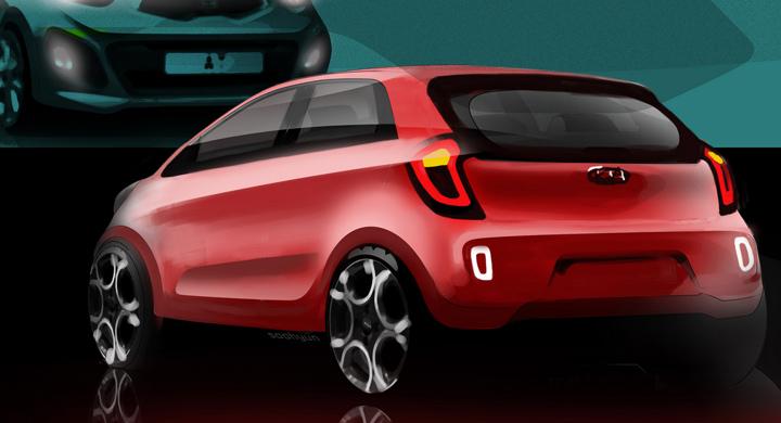 Kia Picanto – första skissen