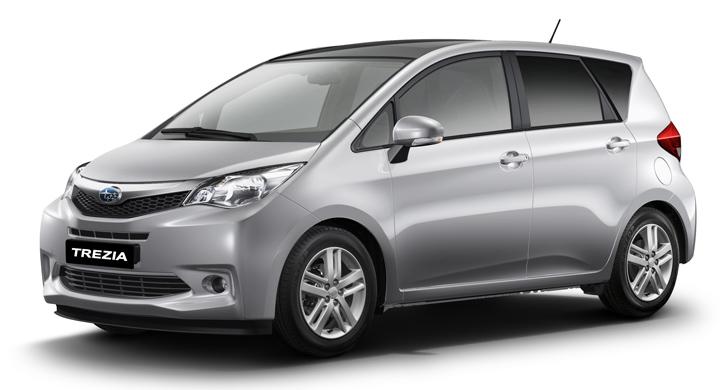 Subaru Trezia – börd från Toyota