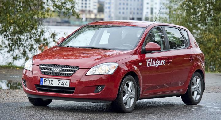 Begteststallet: Blästrad kaross på Kia Cee´d