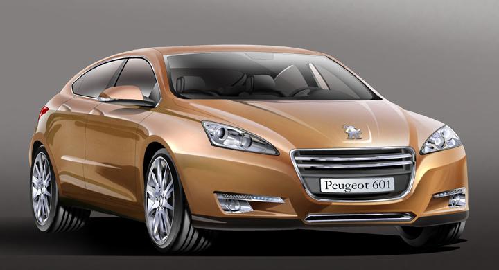 Peugeot 601 utmanar Audi A5