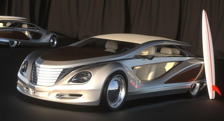 Limousine för soldränkta stränder