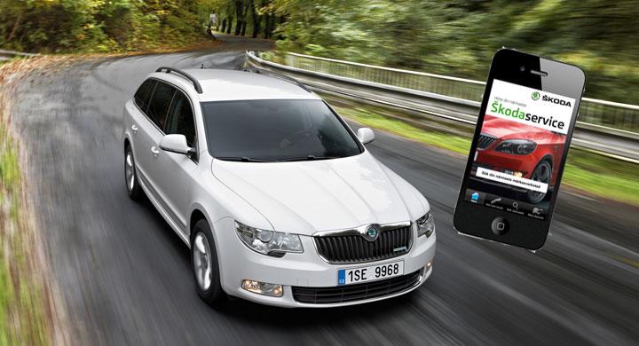 Skoda erbjuder service via iPhone