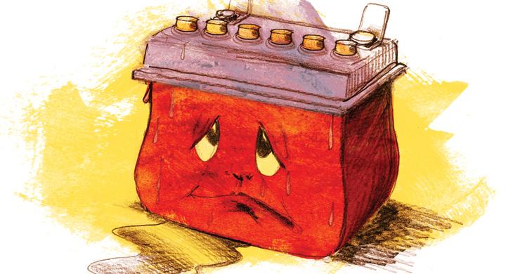 Bilfrågan: Skadas bilbatteriet av cementgolv?