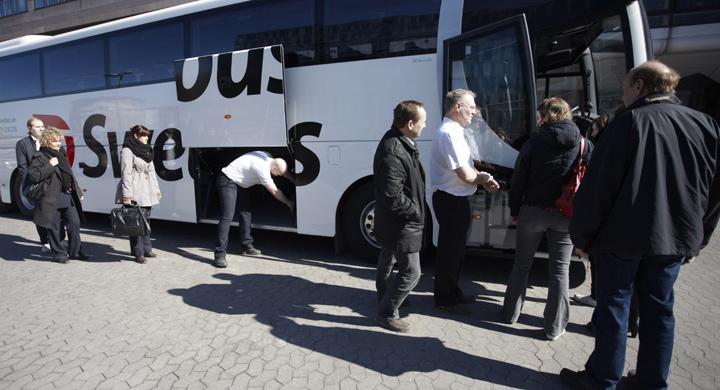 7 av 10 bussresenärer åker obältade