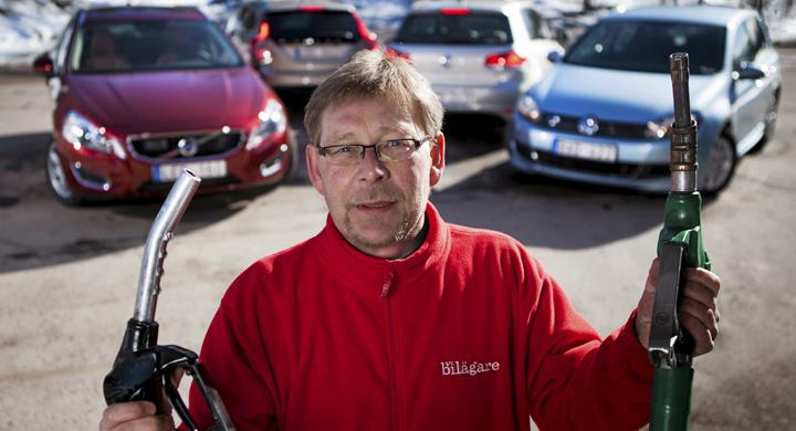 Dieselbilen dyr för privatpersoner