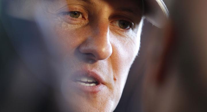 Schumacher ansikte för bilsäkerhet