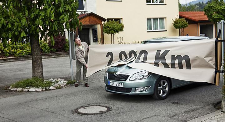 200 mil på en tank med Skoda Fabia