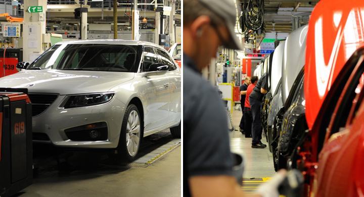 Saab stoppar återstartad produktion