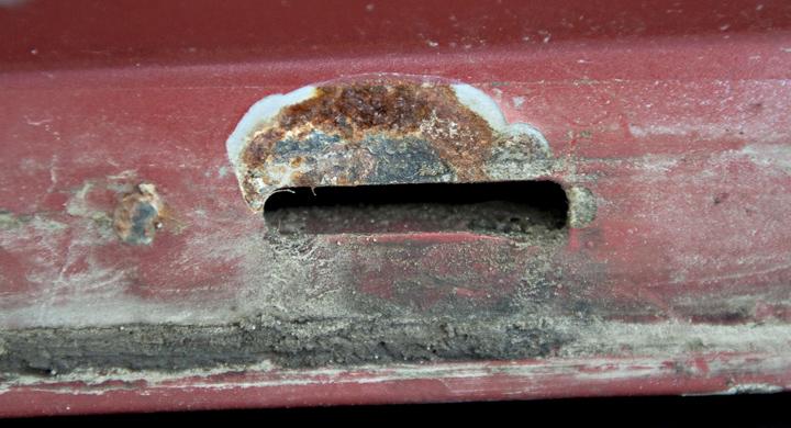 Dold rost hotar Audi – A6 drabbad