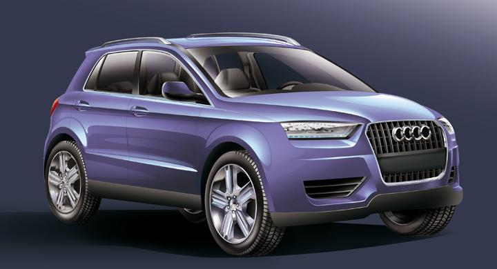 Audi Q1 – här är första skissen