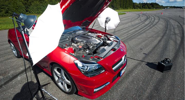 Automobil lär dig fotografera bilar