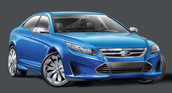 Nya Ford Mondeo – exklusiv skiss