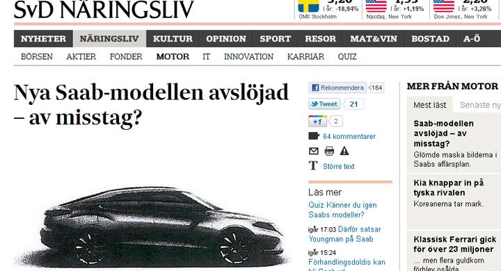 Är detta nya Saab 9-3?