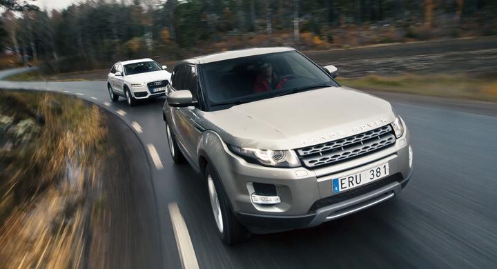 Biltest: Audi Q3, Range Rover Evoque (2011)