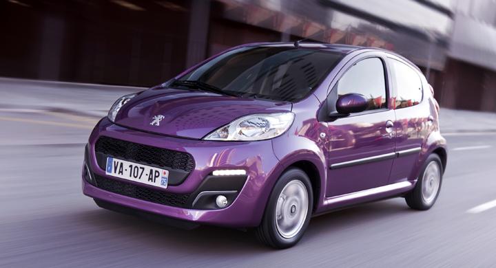 Peugeot 107 får ansiktslyft 2012