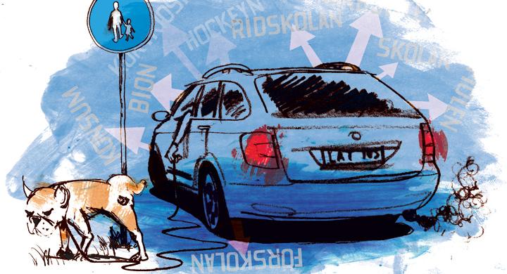 Bilen lockar fram slöfocken inom oss