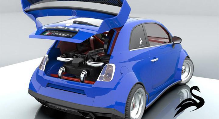 Fiat 500 får motor från Ferrari