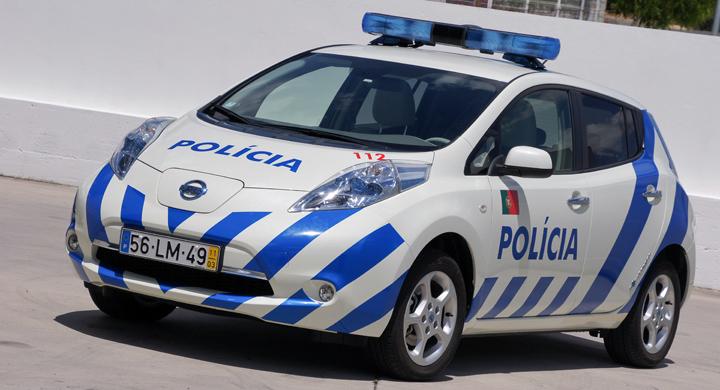 Nissan Leaf blir polisbil i Portugal