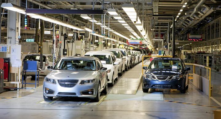 Reservdelar tillverkas i Saabfabriken