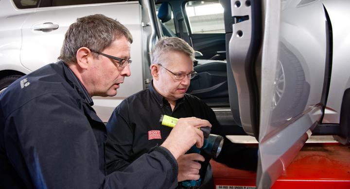 Uppföljning av tidig rost på Peugeot 3008, Ford C-Max och Saab 9-5