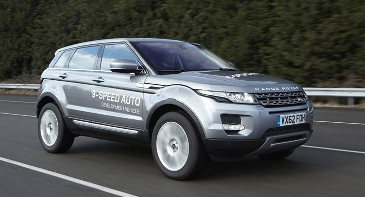Range Rover Evoque – först med niostegad automatlåda