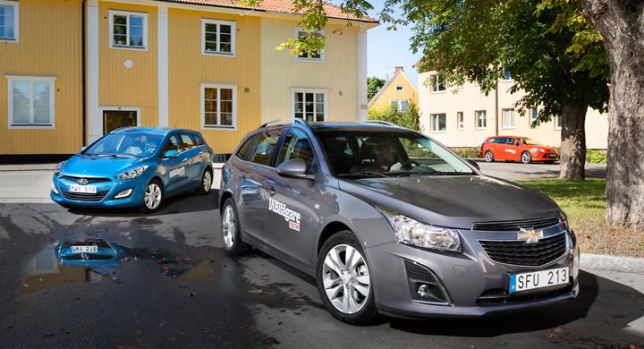 Biltest: Chevrolet Cruze, Ford Focus, Hyundai i30 (2012)