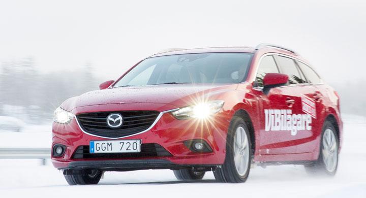 Vintertest: Mazda6 sparar på bromskraften