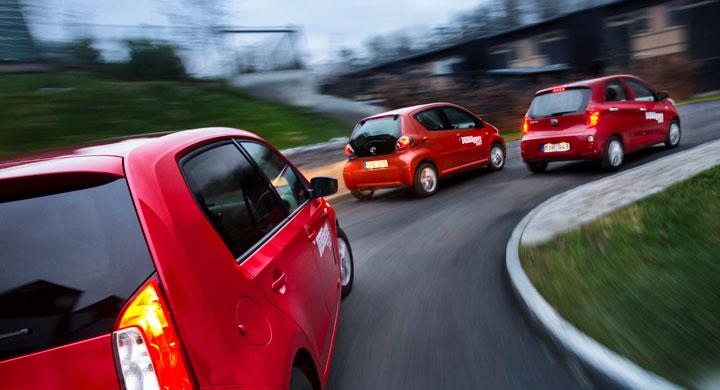 Biltest: Kia Picanto, Skoda Citigo, Toyota Aygo (2012)