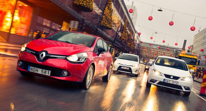 Biltest: Renault Clio, Seat Ibiza, Toyota Yaris (2013)