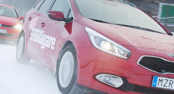 Kia Cee'd fick fladdrande ljussken