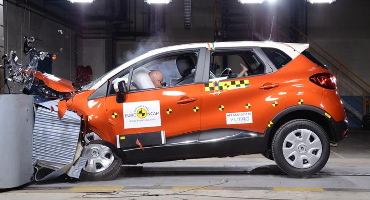 Euro NCAP: Renault Captur och Chevrolet Trax femstjärniga