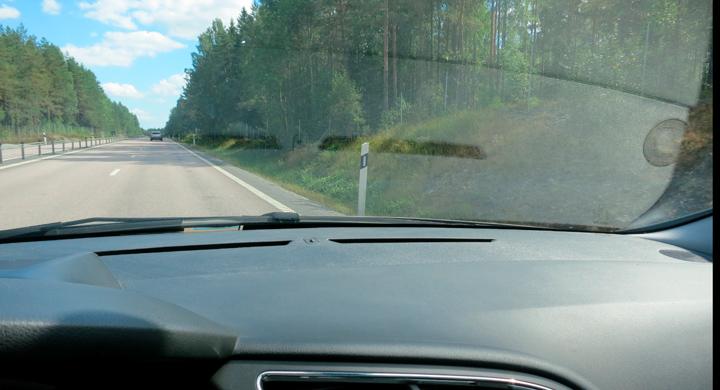 Störande spegelbild i Peugeot 3008