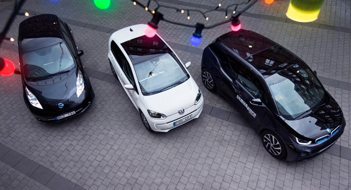Biltest: BMW i3, Nissan Leaf, Volkswagen e-Up (2014)
