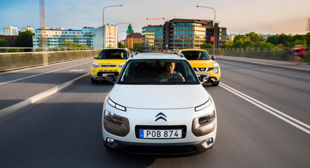 BIltest: Citroën Cactus, Kia Soul och Nissan Juke.