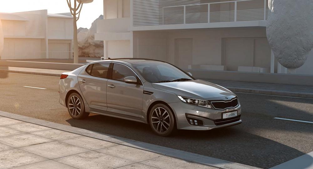 Kia Optima T-Hybrid drivs av en mild form av dieselhybrid-drivlina.