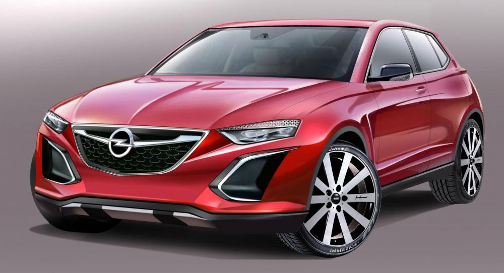 Så här kan nya suven Opel Monza se ut när den rullar ut på vägarna om 5-6 år.