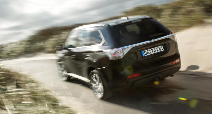 Outlander PHEV som katastrofladdare