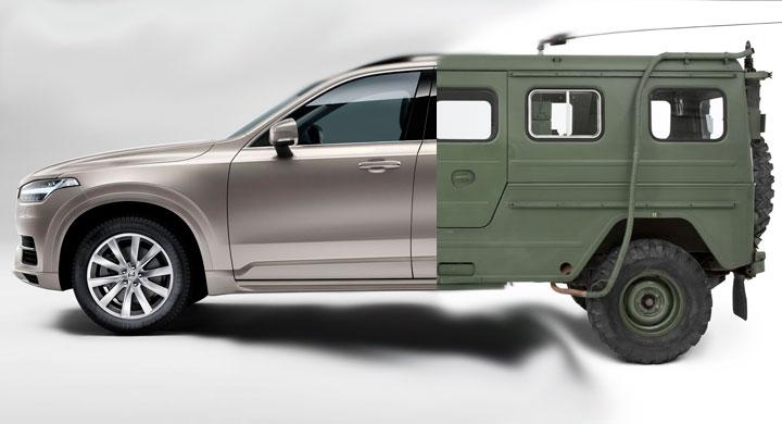 Off-road i Volvo