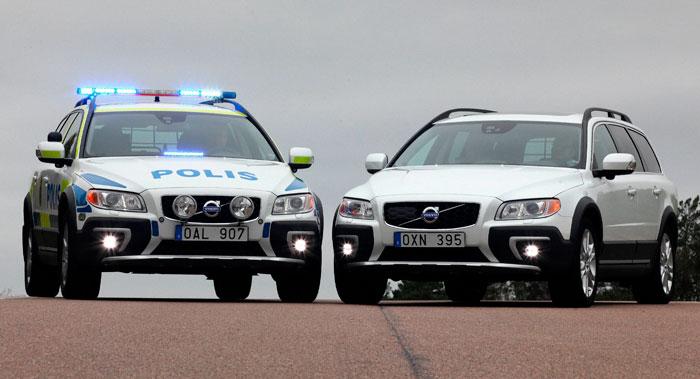 XC70 polis skiljer sig på många punkter från en standard XC70.