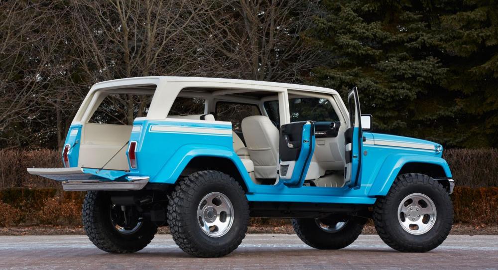 Cheif är ett av sju koncept som baseras på redan tillgänliga Jeep-modeller.