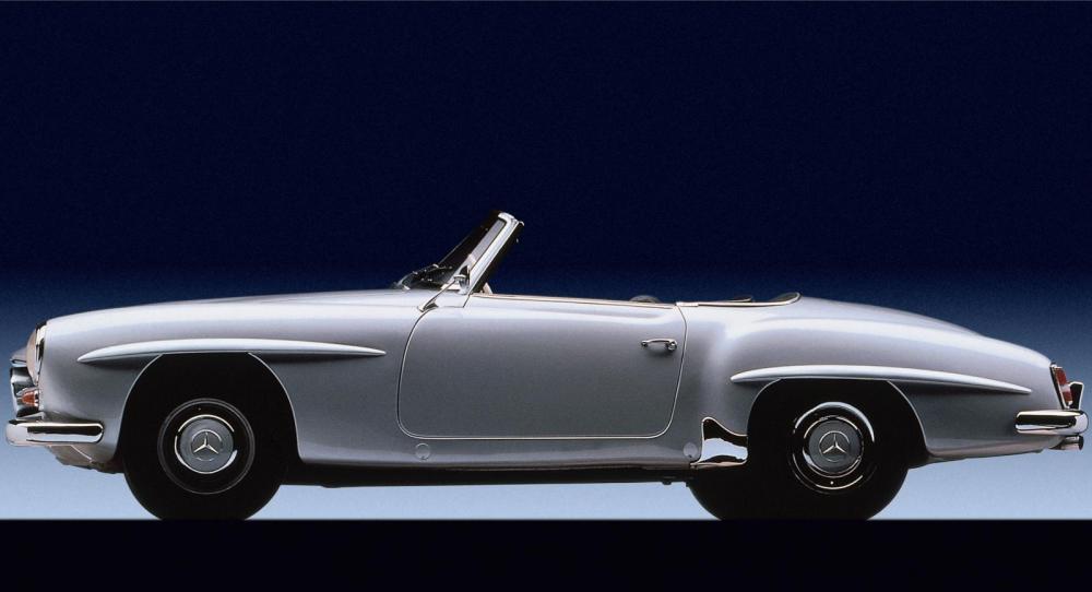 Mercedes 190 SL fyller 60 år.