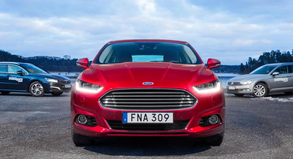 Ljustest: Ford Mondeo, Peugeot 508 och VW Passat