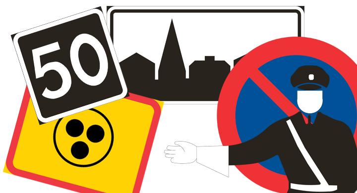 Bildquiz: Regler och skyltar