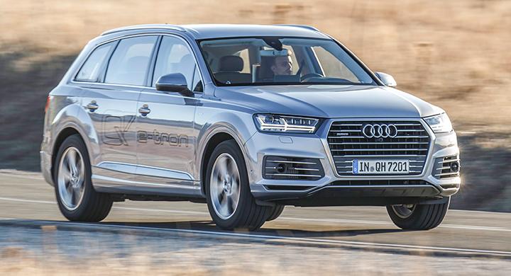 Laddhybrid blir man inte utan att vikten påverkas. Plus 202 kilo i fallet Q7 e-tron.