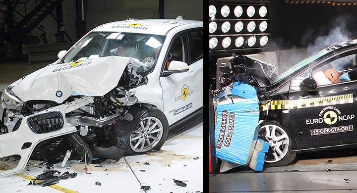 15 bilar från varierande klasser testades i senaste omgången av Euro NCAP.