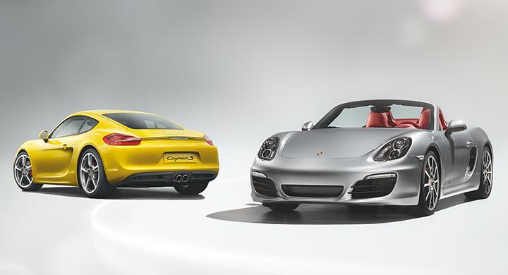 2016 får Boxster och Cayman tillägget 718.