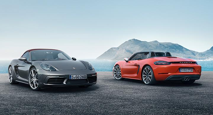 Porsche 718 Boxster och 718 Boxster S.