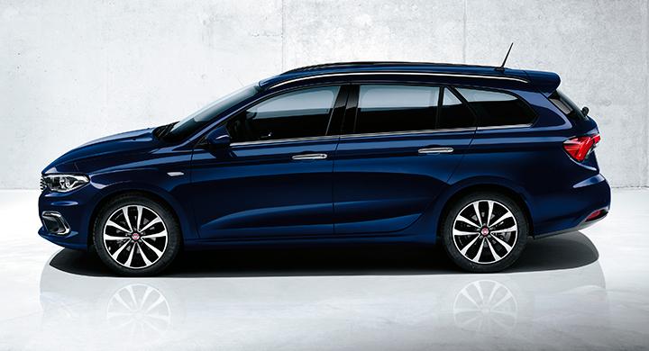 Personer som är 1,85 meter långa får garanterat plats i Tipo kombi, enligt Fiat.
